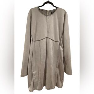 Akira Grey Suede Long Sleeves Dress Size 2X